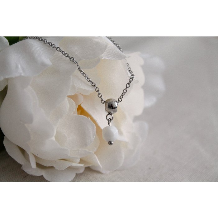 Ketting witte Onyx